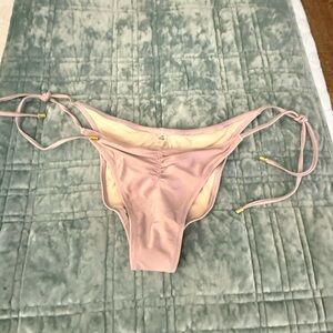 PQ Swim - Brand New No Tags - Women's Lilac Bikini Tie Side Bottom - size small